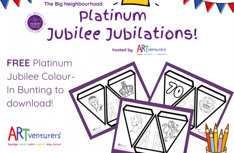 Platinum Jubilee Colour-In Bunting